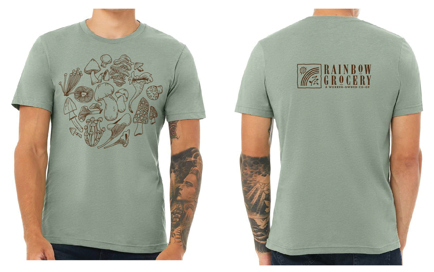 Limited Mushroom Rainbow Grocery T-Shirt