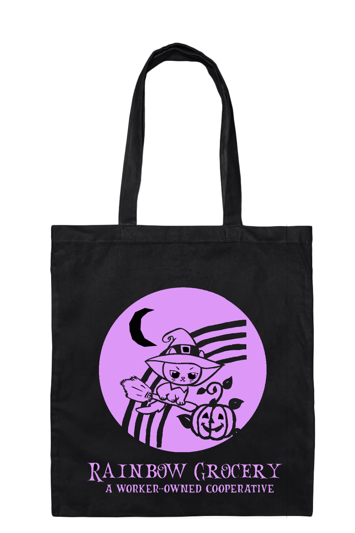 Spooky Cat Witch Tote