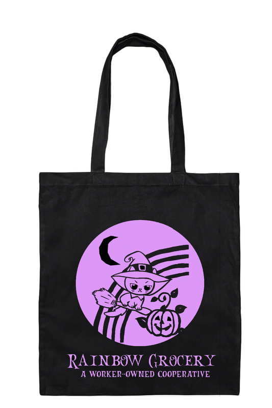 Spooky Cat Witch Tote