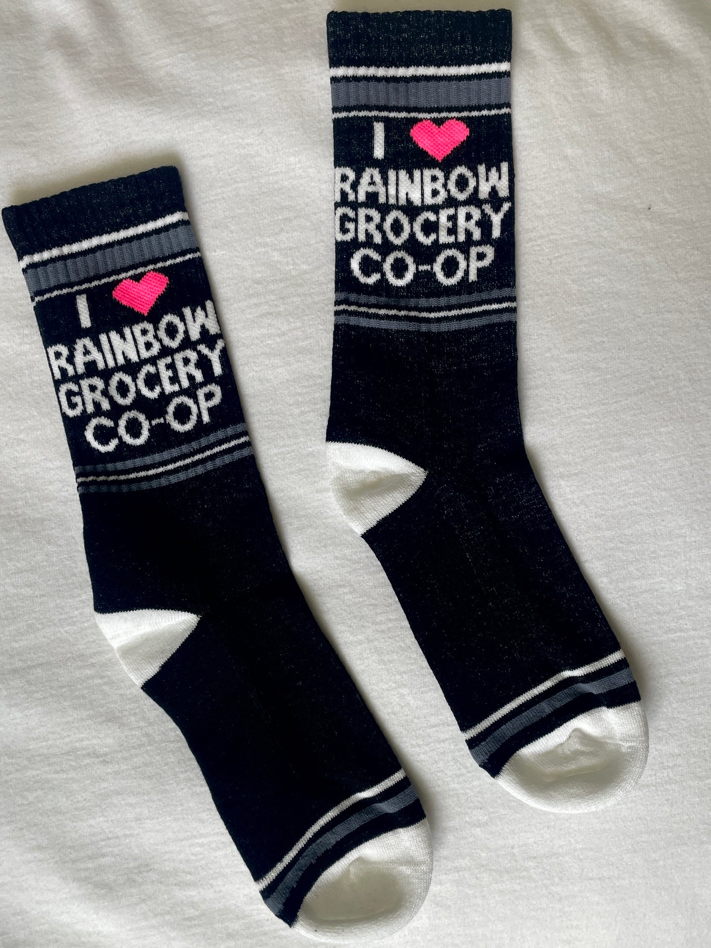 "I Love Rainbow" Socks