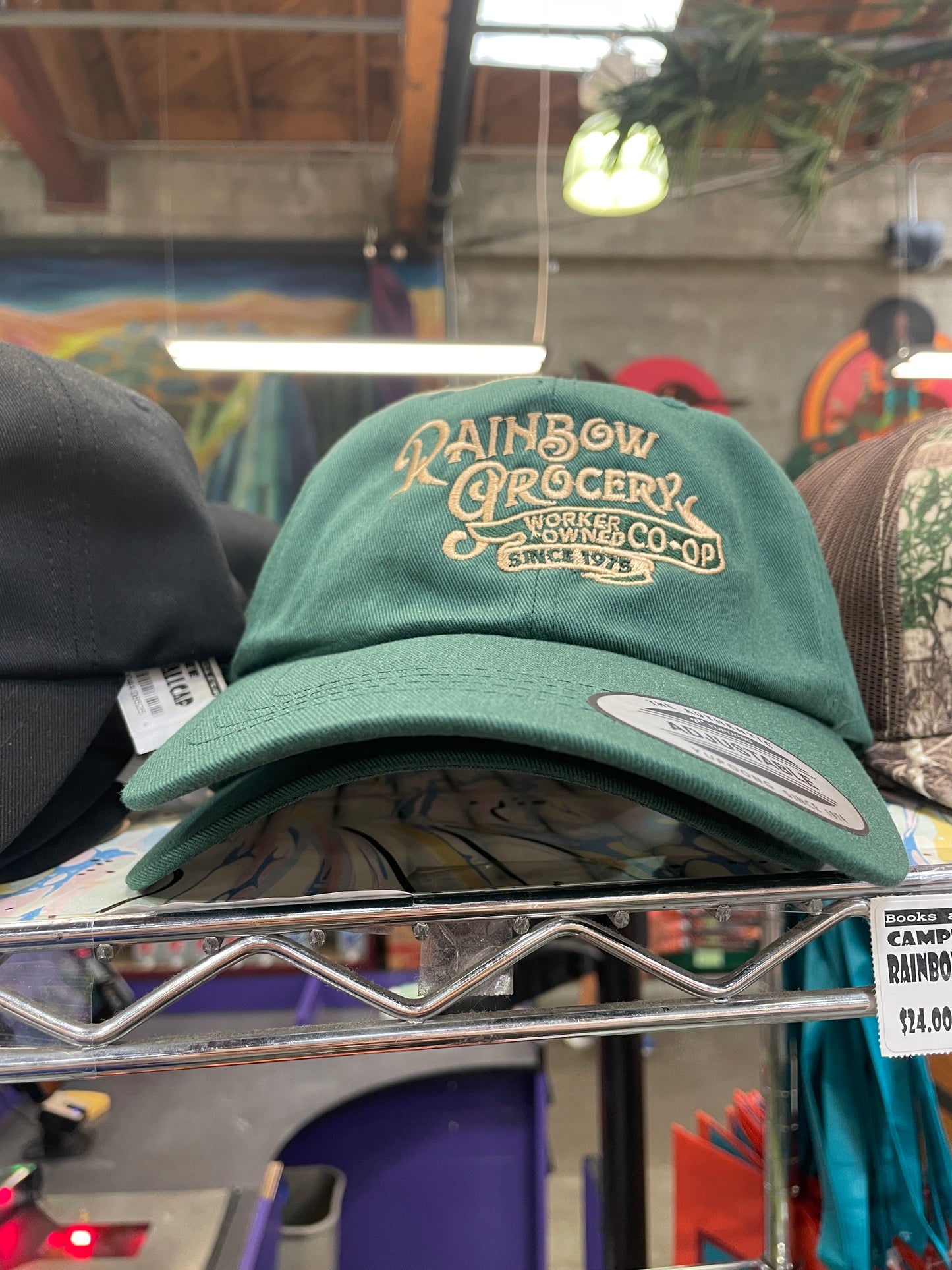 Rainbow Embroidered Dad Caps